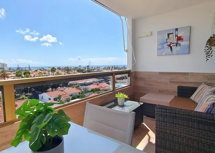 Soundproof With Sea View In Maspalomas Apartamento Playa del Inglés